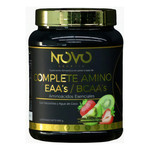 Amino Complete Bcaa´s Eaa´s 600g Aminoácidos Esenciales Sabor Fresa Kiwi