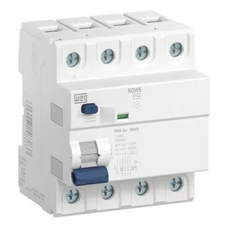 Interruptor De Fuga Tetrapolar Rdws 63a 4p 30ma D99 400v Weg