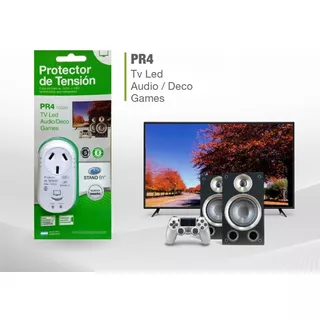 Protector Tension Tv Smart Electrodomestico Led Corte De Luz