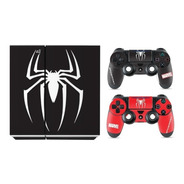 Ultraskins Ps4 - Combo Spiderman Negro Araña