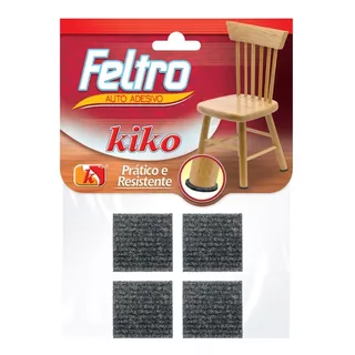 Protetor De Feltro Para Móveis 45x45mm - 16 Feltros