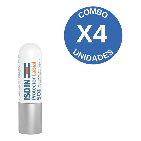 Pack X 4 Isdin Fotoprotector Spf50 Stick Labial