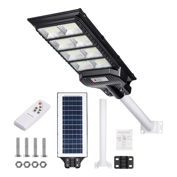 Lámpara Led Solar Exterior Suburbana Alumbrado Público 800w