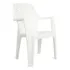 Silla De Jardin Plastica Marbella Exterior Reforzada Apilable Garden Life