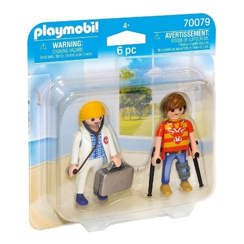 Playmobil Pack Duo 70079 - Doctor Y Paciente - Intek