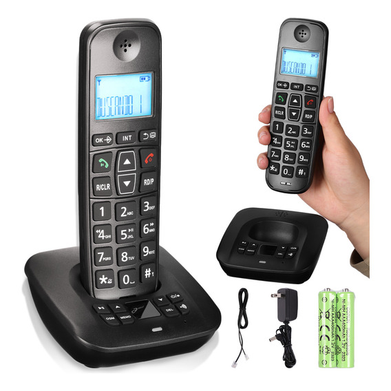 Lcd Teléfono Inalámbrico Digital Con Contestador Automático