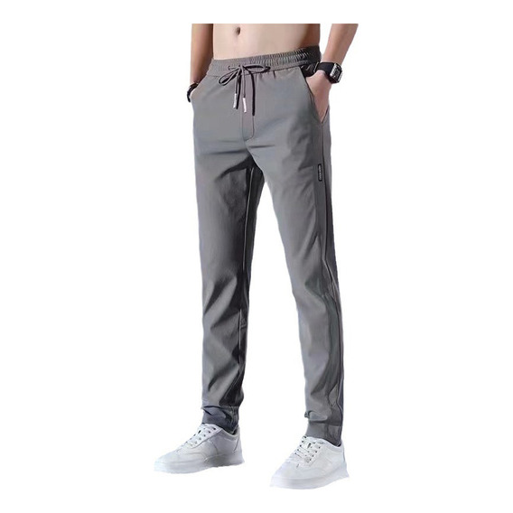 Pantalones Elásticos Con Cordón De Secado Rápido For Hombre