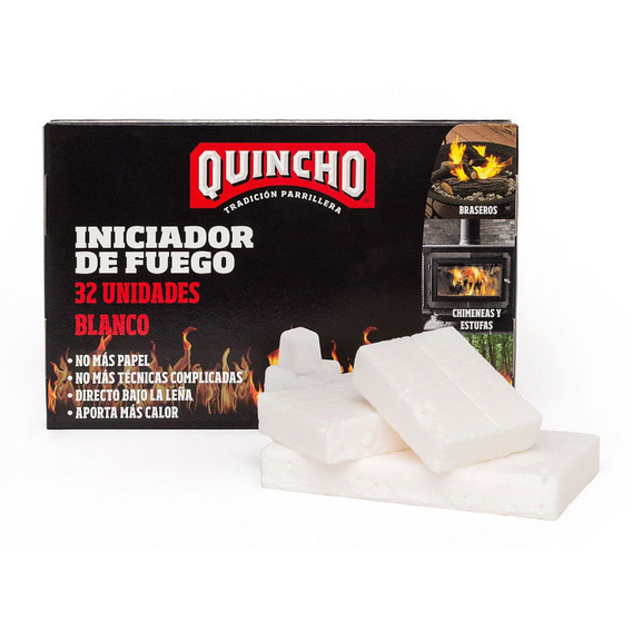 Pastilla Encender 32un Blanca Quincho