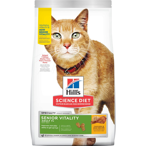 Alimento para gato Hill's Science Diet adulto +7 de 1.4kg