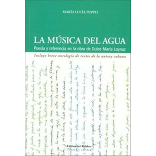 La Musica Del Agua Maria Lucia Puppo