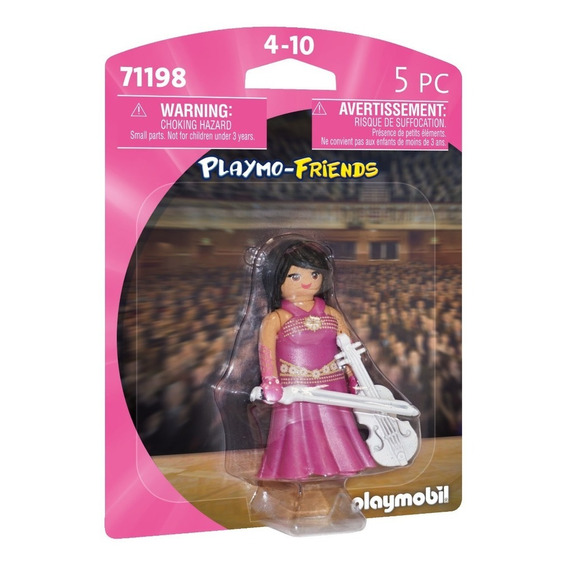 Figura Armable Playmobil Playmo-friends 71198 Violinista 5 Piezas 3+