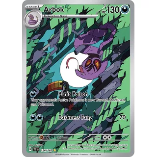 Arbok 176/162 Temporal Forces Scarlet & Violet Pokemon Card