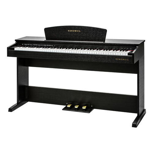 Piano Digital Kurzweill M70 88 Teclas Mueble 3 Pedales Usb Color Marrón