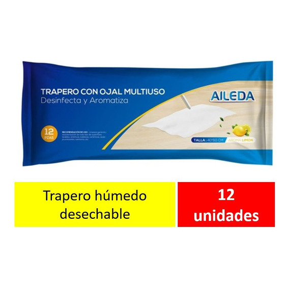 Trapero Húmedo Con Ojal Aileda - Aroma Limón