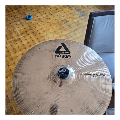 Platillo Paiste Alpha Brilliant Medium Crash 16 Inch Usado