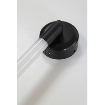 Aplique Pared Hang L Negro Barral Led 18w Deco Moderno Cie