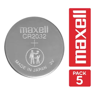 Pack Por Tira (5 Pilas Tipo Boton ) / Maxell Cr2032