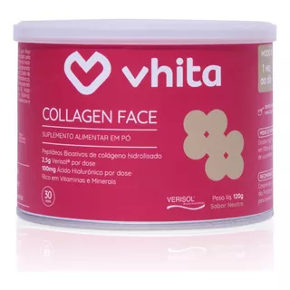 Collagen Face - Colágeno Verisol, Ácido Hialurônico - Neutro