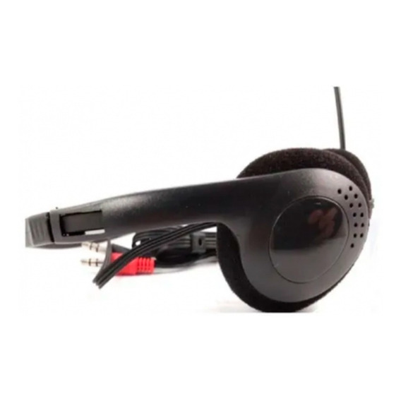 Auriculares Vincha Con Microfono Para Pc Call Center Atrix ® Color Negro
