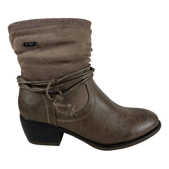 Botin Via Uno Caqui Numero 35 Al 40 Liquidacion 12083415