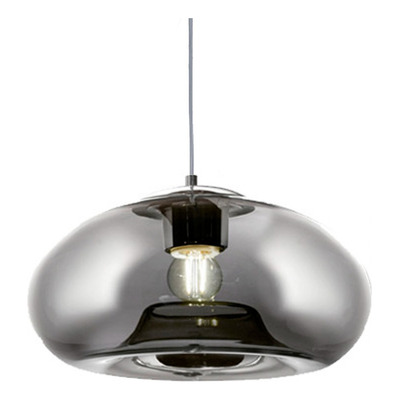 Colgante 5 Luces Desigual Fume Base Lineal Apto Led E27