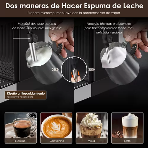 Maquina Para Hacer Cafe Capuchino Cappuccino Espresso Latte Espumador  Calidad