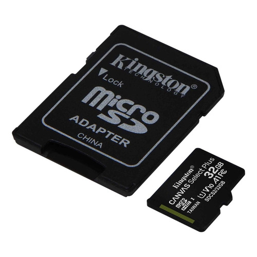 Memoria Micro Sd Kingston Canvas Plus Fhd 32gb 100mb/seg