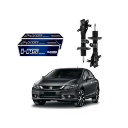  Par Amortecedor Dianteiro Civic 1.8 2012 A 2016
