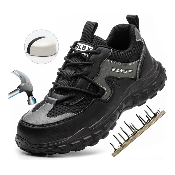 Zapatos De Seguridad Hombre Mujer Dieléctricos Kevlar Ligero