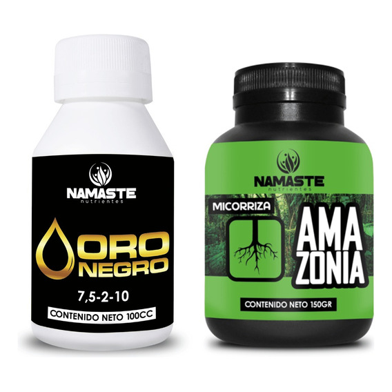 Namaste Oro Negro 100ml Con Amazonia 150g