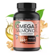 Omega 3 De Salmon Oil 360 Capsulas Con Epa Y Dha - Life 360+