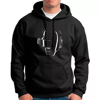 Buzo Hoddie Capota Cerrado Daft Punk 02