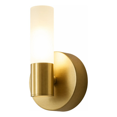 Aplique Moderno Led Tower 1 Dorado Diseño Luz Desing Dorado