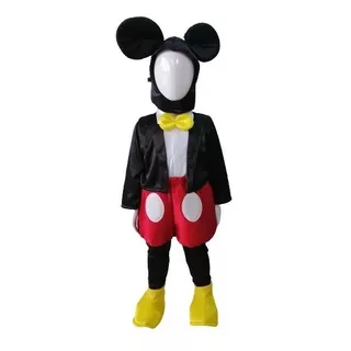 Disfraz Traje Niño Tipo Mickey Mouse Ratoncito Short