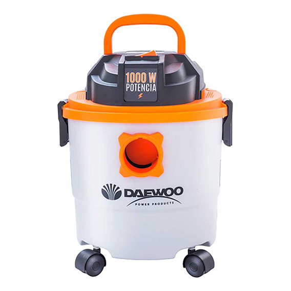 Aspiradora De Polvo Y Agua Daewoo Davc90-15l 15lts Sopladora Color Gris/Naranja