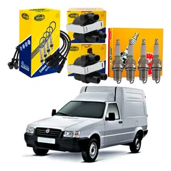  Bobina Cabo Vela Marelli Fiat Fiorino 1.3 8v 2003 A 2006
