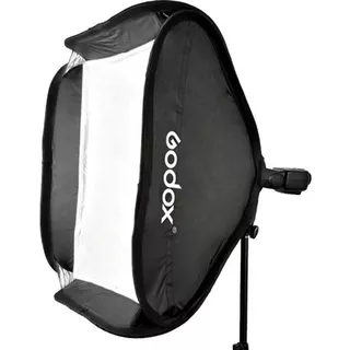 Godox Softbox Caja Suavizadora 80x80 Con Base Para Speedlite