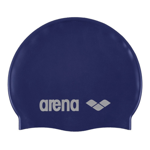 Gorra De Entrenamiento Arena Classic Silicone Color Azul marino Diseño de la tela Liso Talla UNI