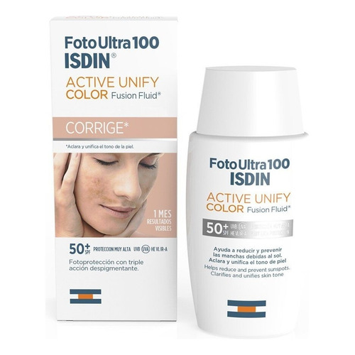 Isdin Foto 100 Active Unify Color Fusion Fluid Fps 50 50 Ml.