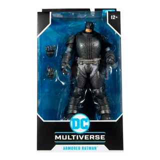 Boneco Batman Armored - Dc Multiverse - Mcfarlane Toys