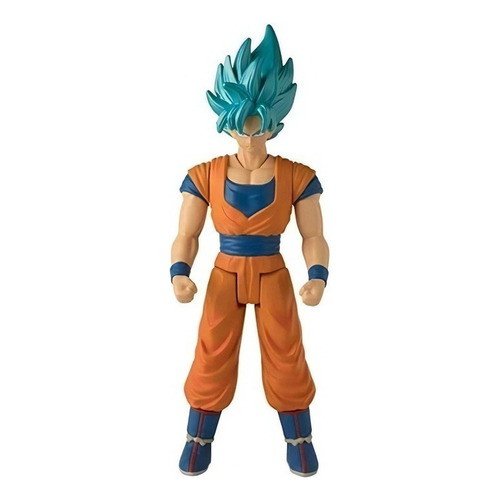 Figura Dragon Ball Super Saiyan Blue Goku 17 Cm Wabro 6780