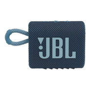 Caixa De Som Jbl Go 3 Portátil Com Bluetooth Azul