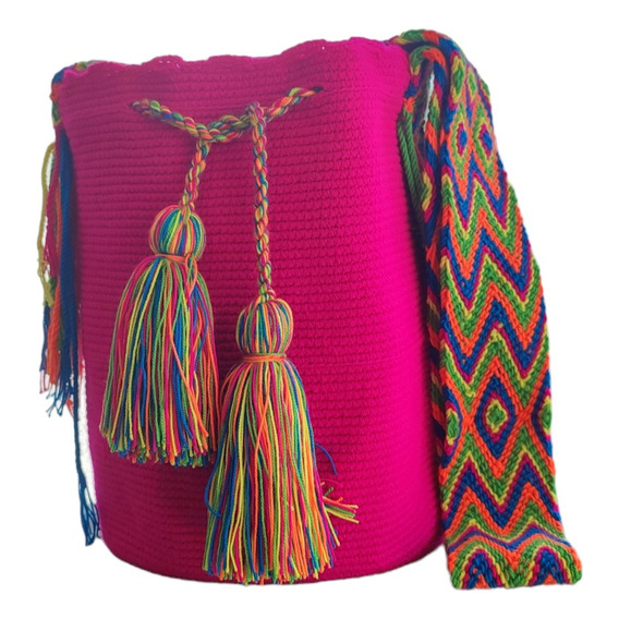 Mochila Wayuu 100% Original Artesanía Hecha A Mano Guajira