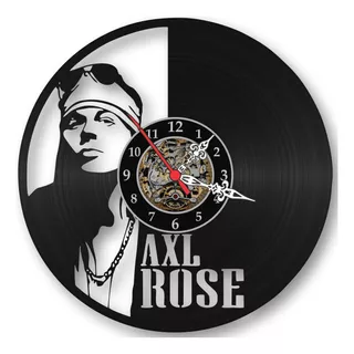 Relogio De Parede Axl Guns'n'roses Bandas Rock Disco Vinil