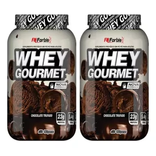Kit 2 Whey Protein Gourmet Chocolate Trufado 907g