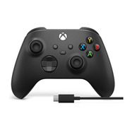 Joystick Inalámbrico Microsoft Xbox Xbox Series X|s Controller + Usb-c Cable Carbon Black