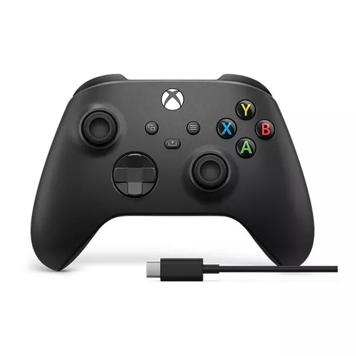Joystick inalámbrico Microsoft Xbox Xbox Series X, S Controller + USB-C  cable carbon black