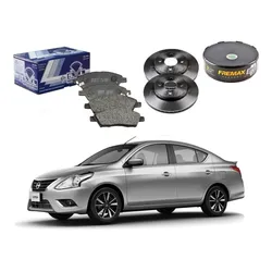 Kit Disco Pastilha Freio Dianteiro Versa 1.0 1.6 2015 A 2019