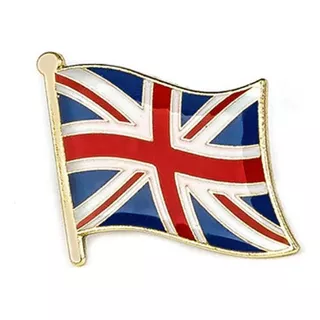 Pin Metalico Broche Bandera Reino Unido Pasaporte Viaje Pais