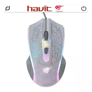 Mouse Gamer Havit Hv-ms736 Led Rgb 1200 Dpi 4 Botones B @pd